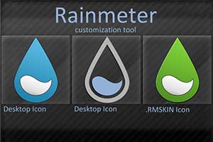 雨滴桌面秀Rainmeter 4.4中文版