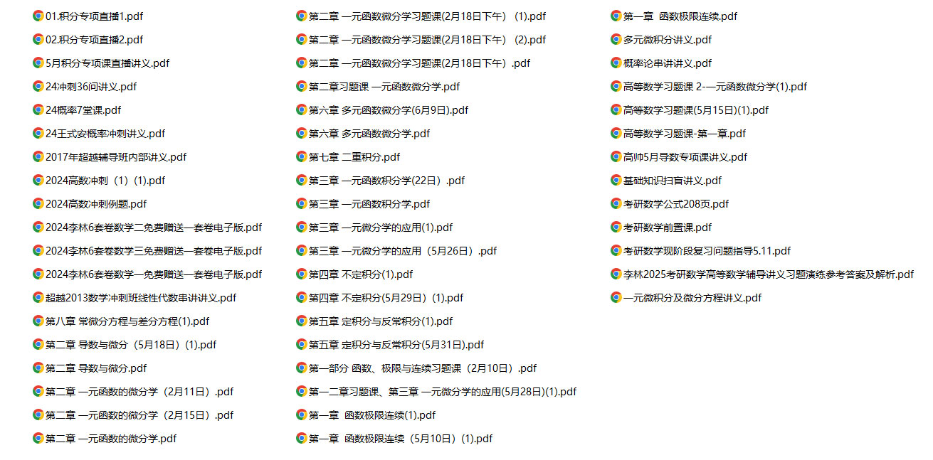 2025考研数学基础知识