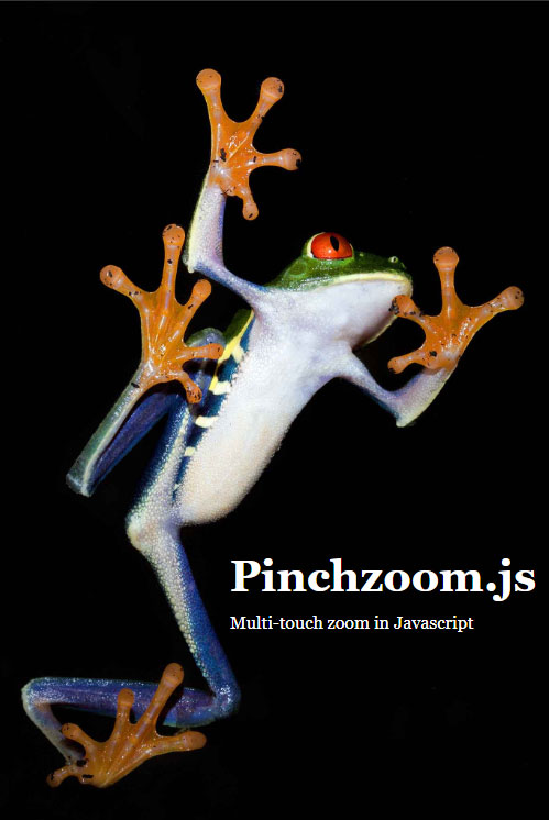 Pinchzoom.js插件实现手指触摸图片放大缩小