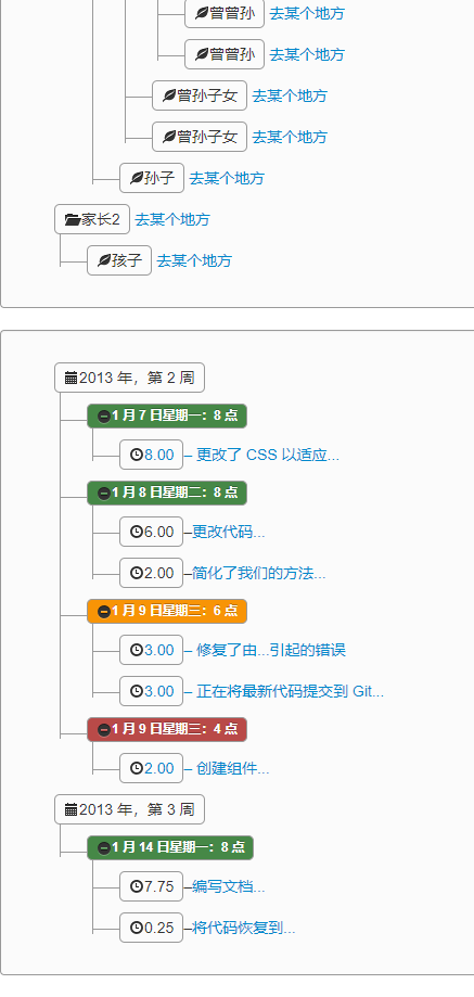 jquery实现多级树形分类可折叠菜单特效