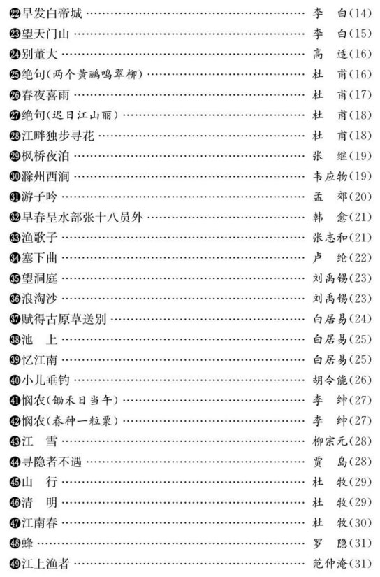 小学语文通关宝典：小学生必背古诗词75+80首