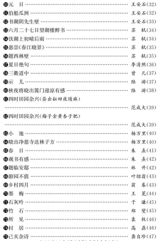 小学语文通关宝典：小学生必背古诗词75+80首